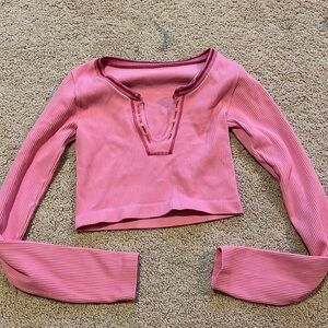 Urban outfitters pink long sleeve